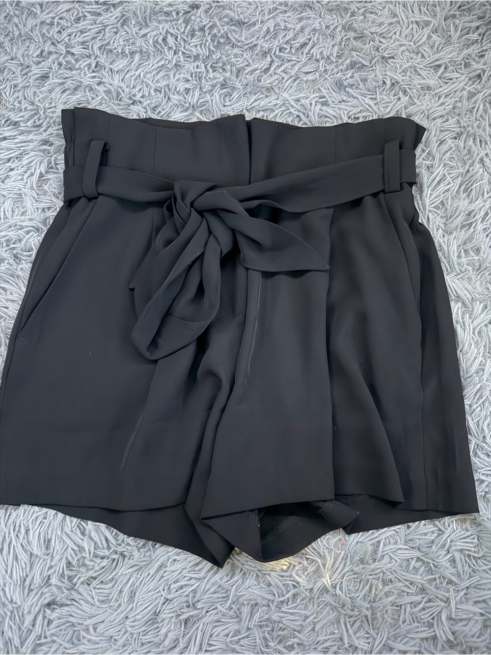 Dynamite Riley Belted Shorts Black